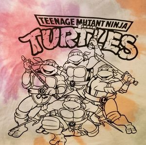 Teenage mutant ninja turtles tye dye tshirt